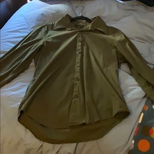 Hunter green dress shirt
